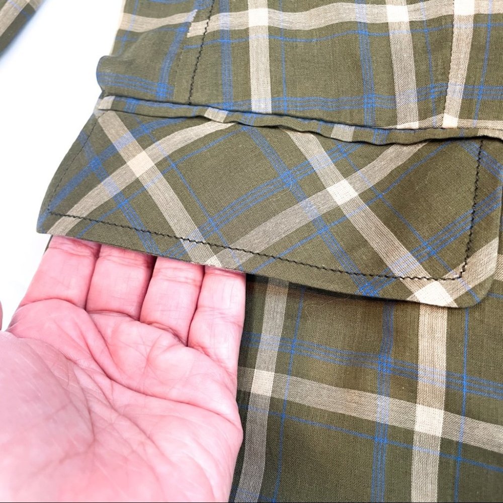 Rag and Bone Sybil Blazer Plaid Green (Size 0) - Picture 11 of 13